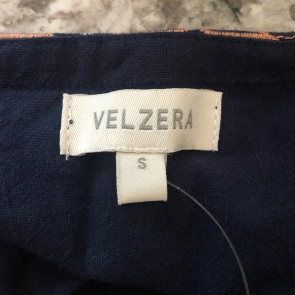 VELZERA Bohemian Embroidered Midi Dress with Pockets - Picture 3 of 6